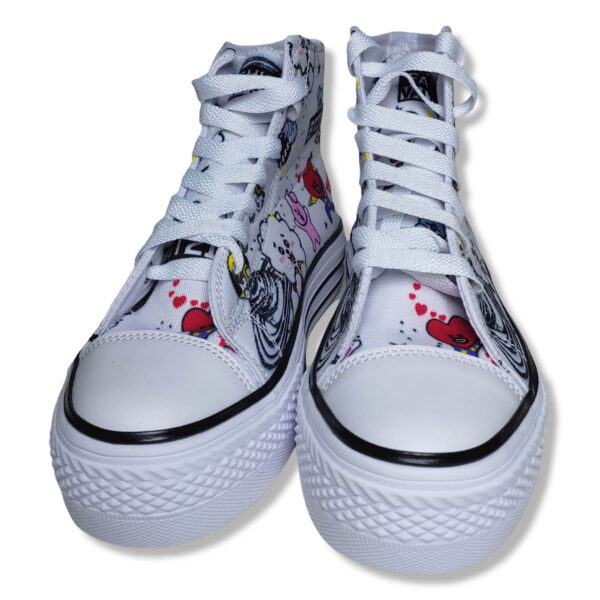 Zapatillas Botines BT21 - Blancos - Imagen 3