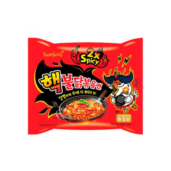 Fideos Buldak x2 Spicy (súper picante) 140g