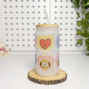 Vasos cañitas con tapa de Bambú – BT21