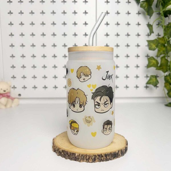 Vasos cañitas con tapa de Bambú – Jinx