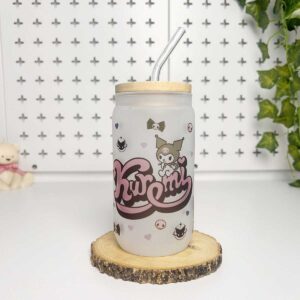 Vasos cañitas con tapa de Bambú – Kuromi