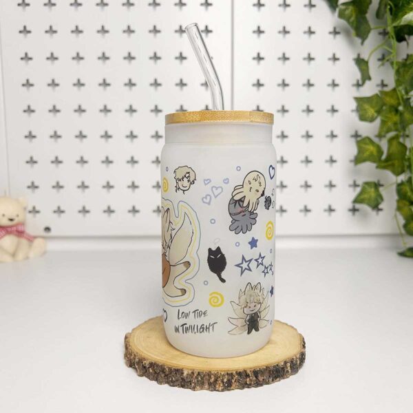 Vasos cañitas con tapa de Bambú – La noche que llega a la rivera - Imagen 3
