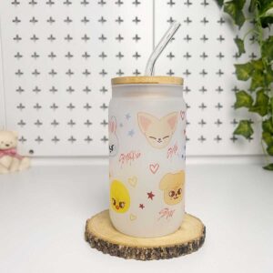 Vasos cañitas con tapa de Bambú – Stray Kids