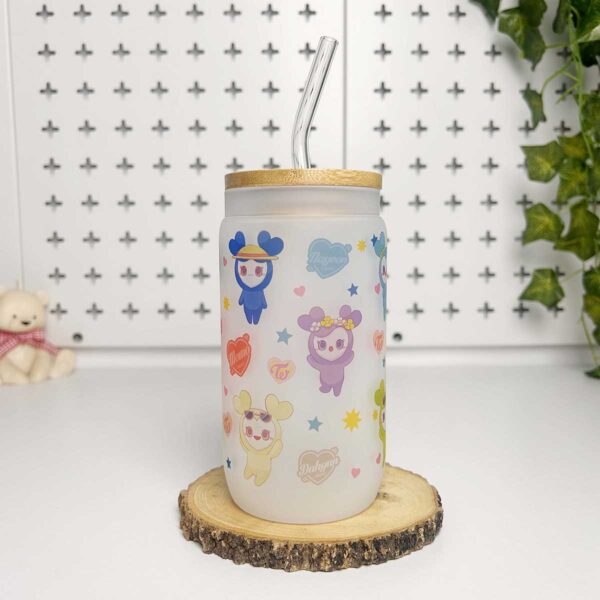 Vasos cañitas con tapa de Bambú – Twice - Imagen 2