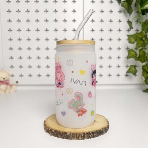 Vasos cañitas con tapa de Bambú - Alien Stage