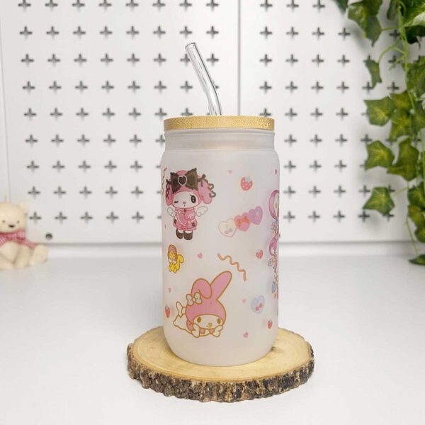 Vasos cañitas con tapa de Bambú - My Melody - Imagen 3
