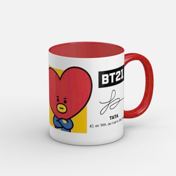 Taza color - BT21 Tata