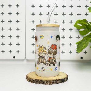 Vaso cañita Haikyuu 01