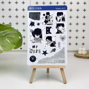 Sticker A6 Blue Lock 01