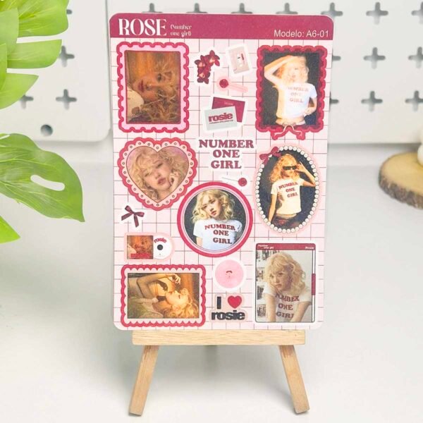 Sticker A6 Blackpink Rosé 01