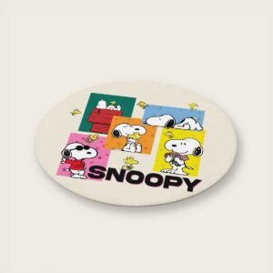 Mouse Pad redondo Snoopy 01