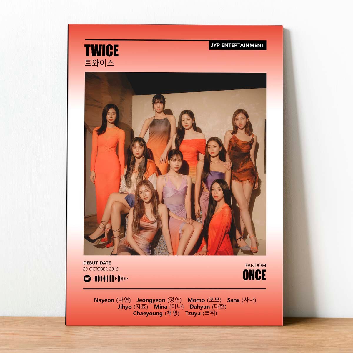 Cuadro Twice Spotify 02