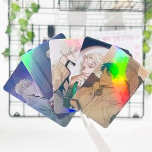 Photocards holográficos Rosas y Champagne