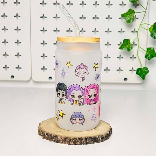 Vaso cañita Kpop Demon Hunters Huntrix 01