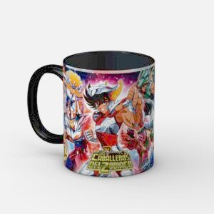 Taza color Los Caballeros del Zodiaco 02